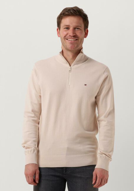 Nicht-gerade weiss TOMMY HILFIGER Pullover 1985 ZIP MOCK - large