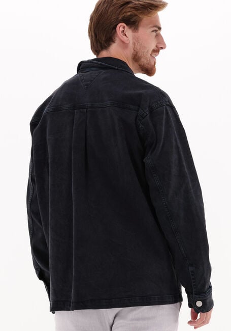 Schwarze TOMMY JEANS Jeansjacke UTILITY SHIRT JKT RCYCR CF7101 - large