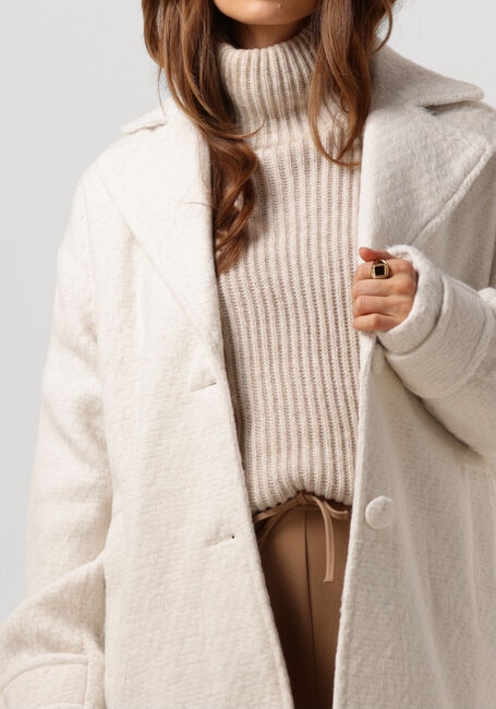 Beige NOTRE-V Mäntel NV-CHARLOTTE WOOL COCOON COAT - large