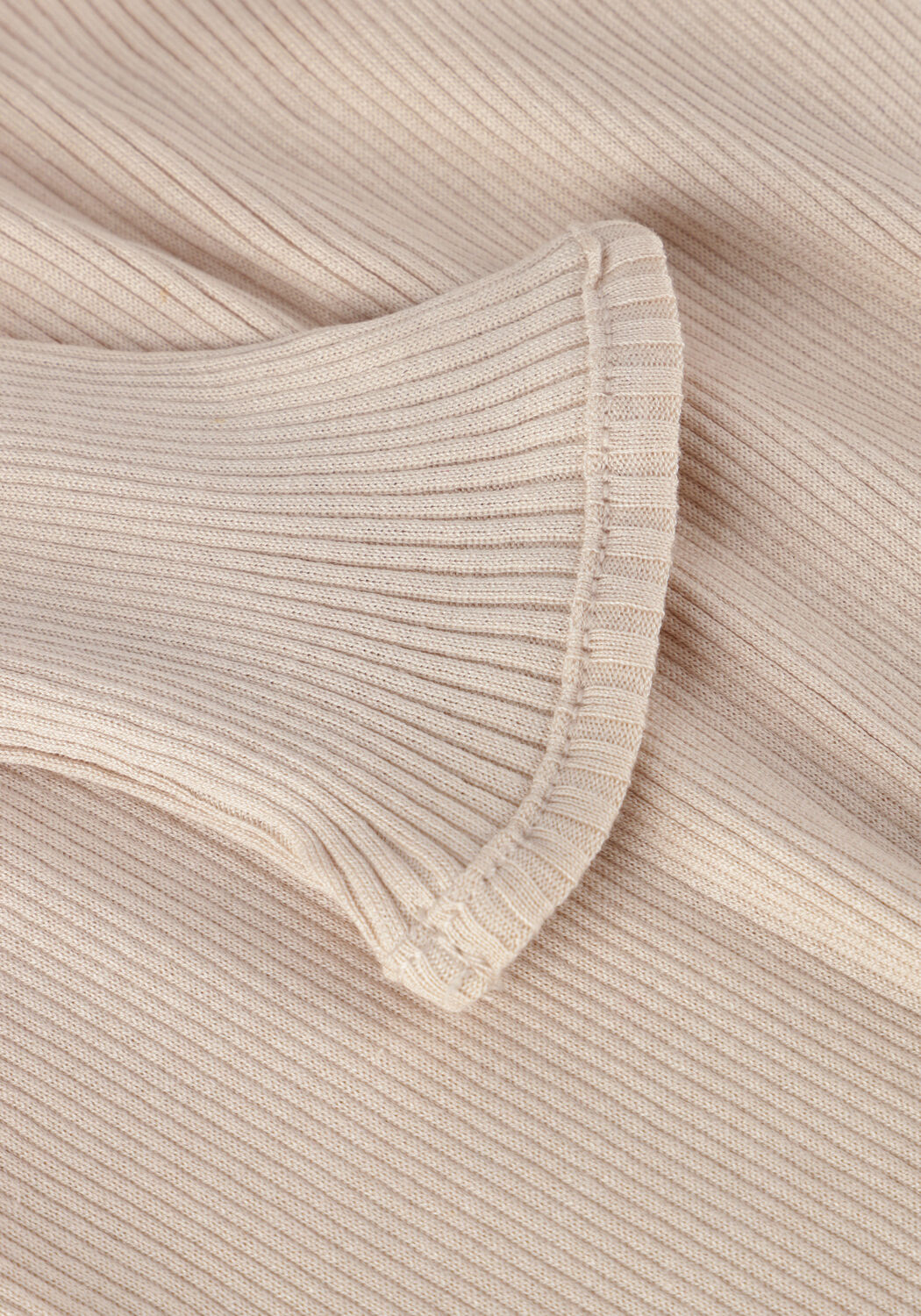 Beige ROSEMUNDE Rollkragenpullover SILK T-SHIRT W/ ROLLER NECK - large