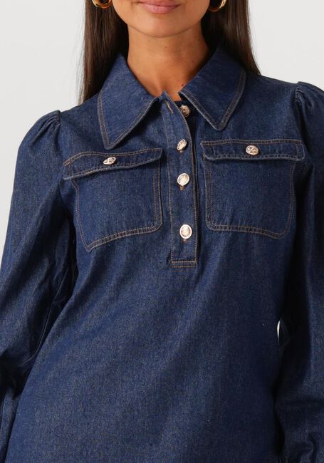 Dunkelblau NEO NOIR Minikleid NIKKO DENIM DRESS - large