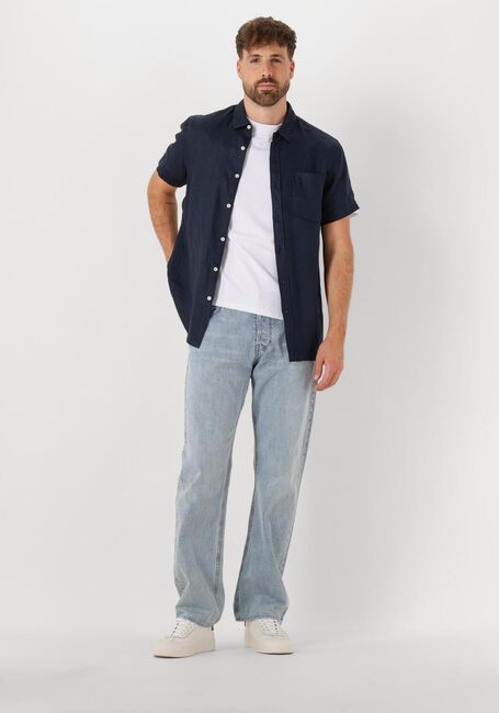 Dunkelblau SCOTCH & SODA Casual-Oberhemd LINEN SHIRT - large
