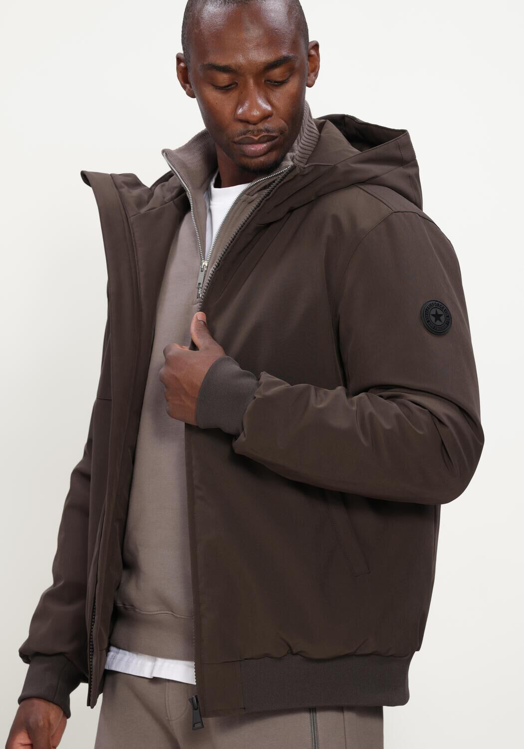 Braune AIRFORCE Jack PADDED BOMBER - large