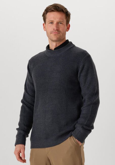 Dunkelgrau DSTREZZED Pullover CREW RIBKNIT - large