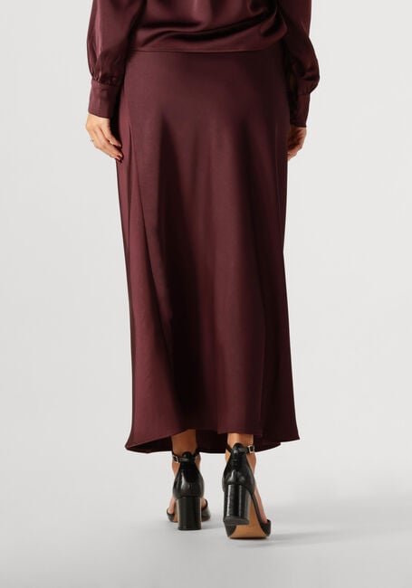 Bordeaux NEO NOIR Maxirock VICKY HEAVY SATEEN SKIRT - large