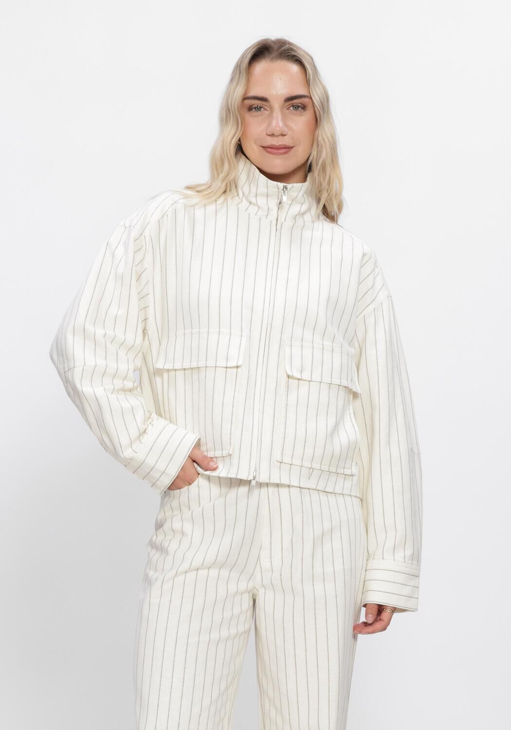 Nicht-gerade weiss SECOND FEMALE Jack CILISS JACKET - large
