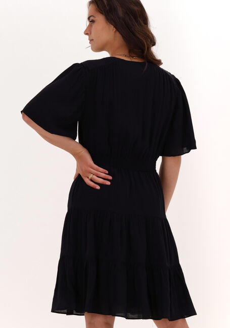 Schwarze SCOTCH & SODA Minikleid MIDI-LENGTH PANELED DRESS WITH GATHERING DETAILS - large