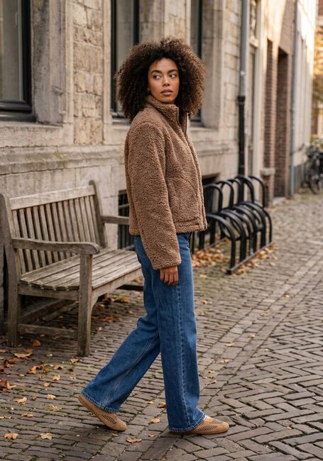 Blaue SELECTED WOMEN Wide jeans SLFWIDE BEA-KORI MW JEANS - large