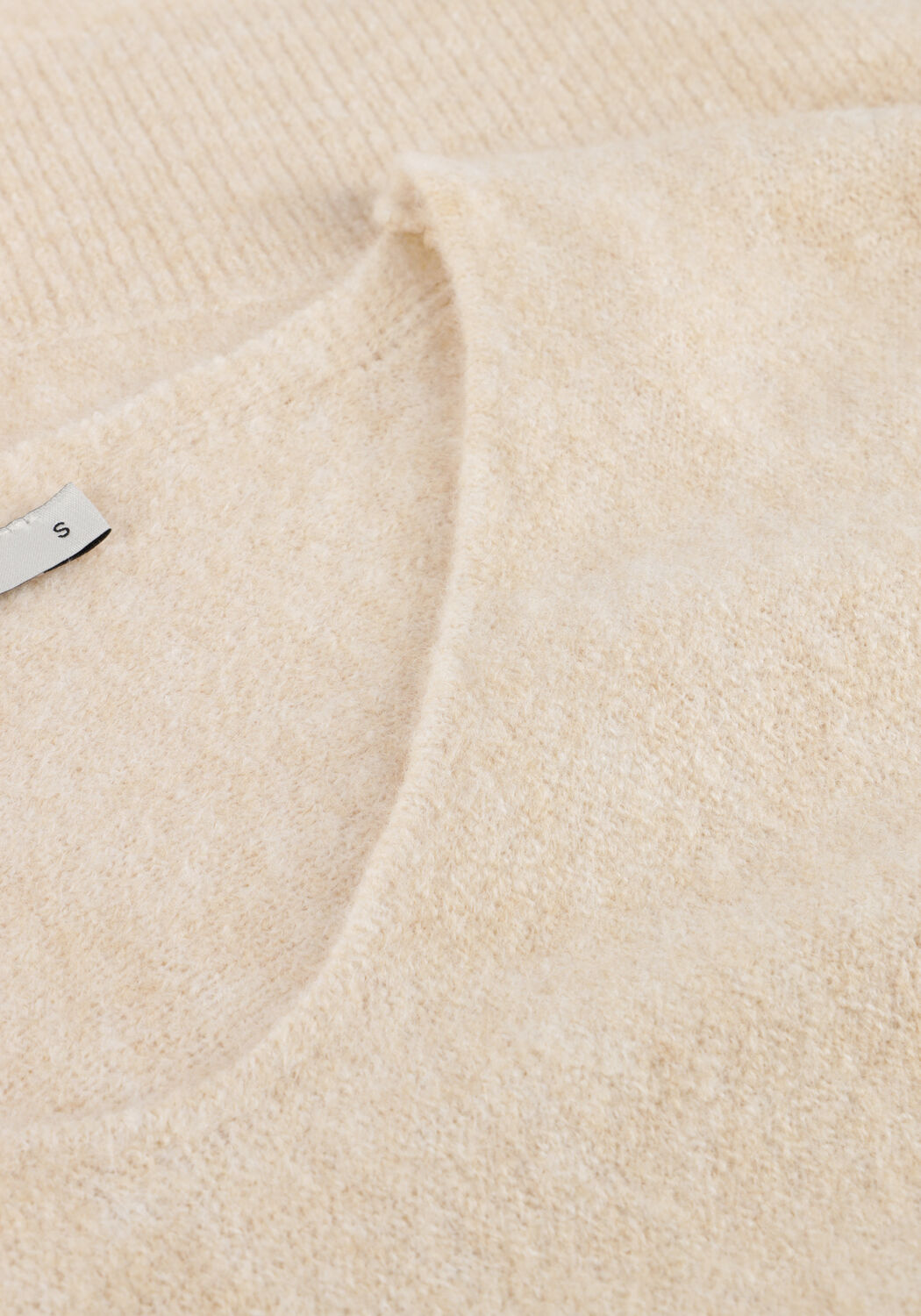 Creme SUMMUM Pullover OVERSIZED SWEATER WOOL ELASTANE BLEND KNIT - large