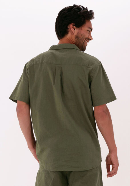 Grüne ANERKJENDT Casual-Oberhemd AKLEO LINEN SHIRT - large