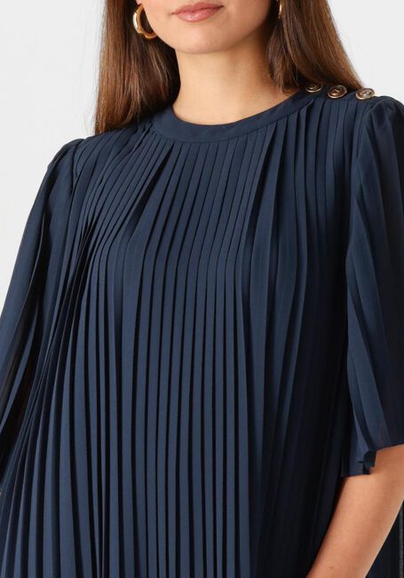 Dunkelblau TWINSET MILANO Minikleid 251TP2051 - large