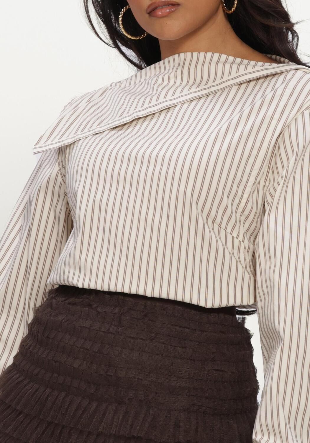 Nicht-gerade weiss CO'COUTURE Blusen DALMACC ASYM BUTTON BLOUSE - large