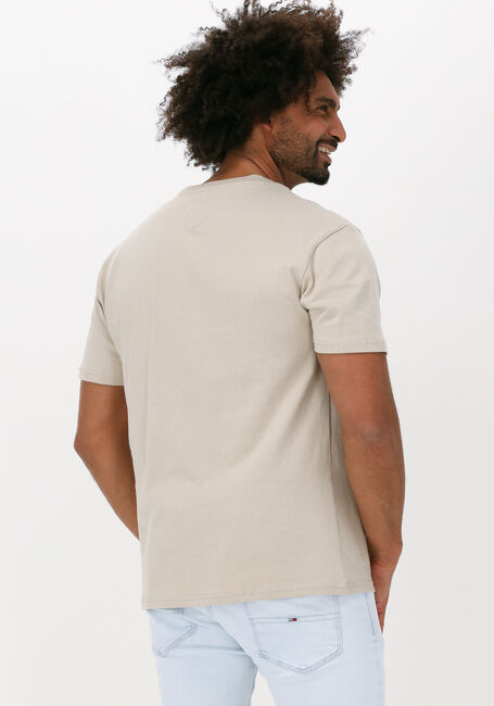 Beige TOMMY JEANS T-shirt TJM TOMMY BADGE TEE - large