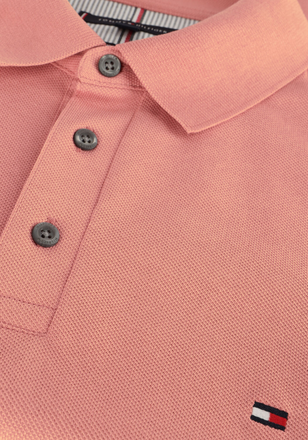 Orangene TOMMY HILFIGER Polo-Shirt 1985 SLIM POLO - large