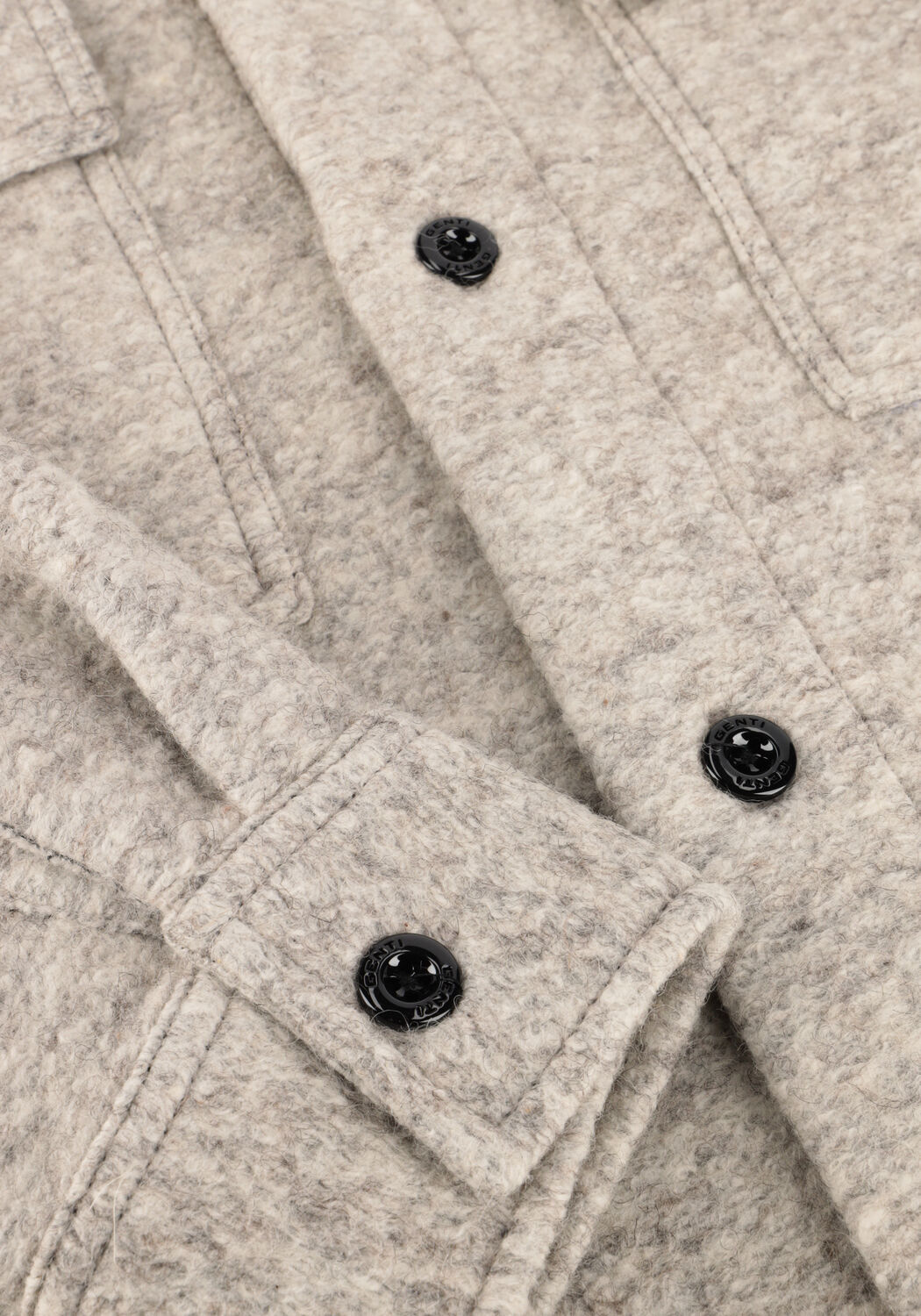 Hellgrau GENTI Overshirt EAGLE RELAXED FIT - large