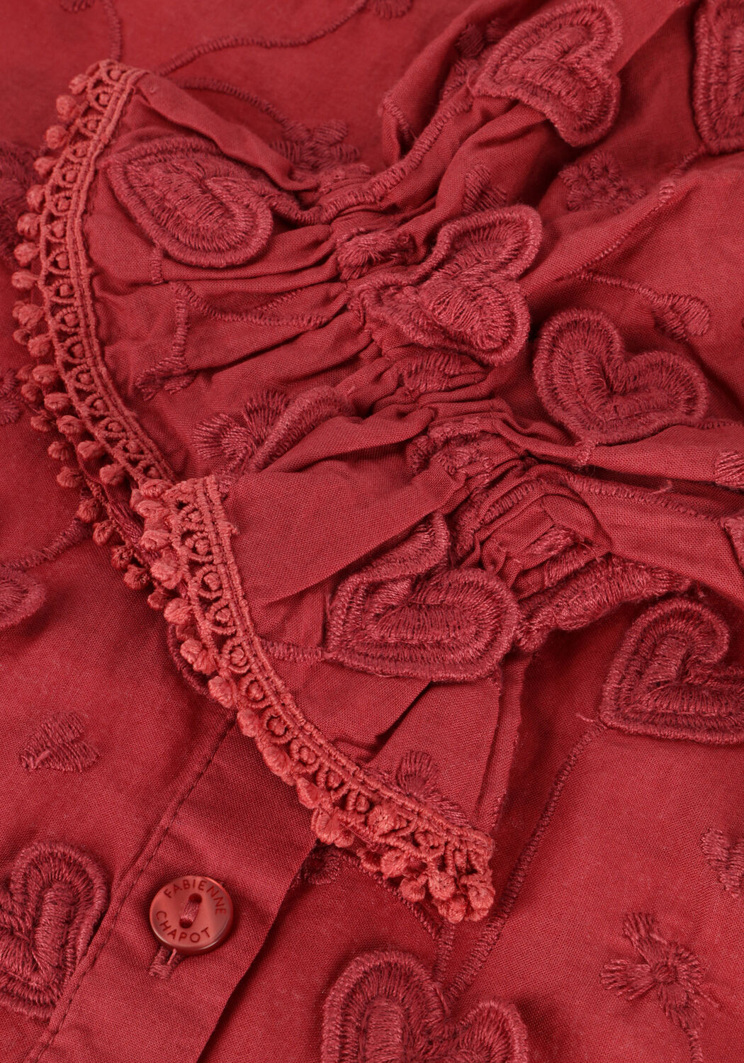 Rote FABIENNE CHAPOT Blusen JOAN BLOUSE - large