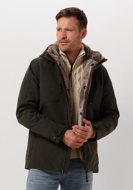 Grüne PME LEGEND Parkas SEMI LONG JACKET SNOWPACK TRAIL RIPSTOP - large