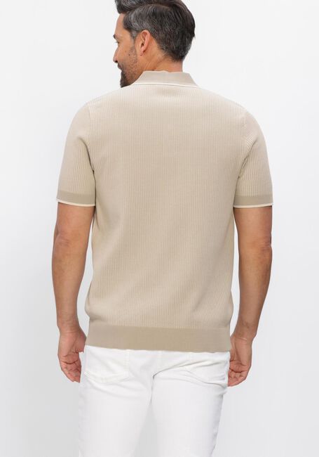 Beige PROFUOMO Polo-Shirt POLO SS COTTON SILK - large