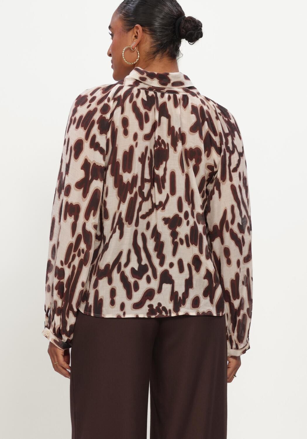 Beige EST'SEVEN Blusen MAE BLOUSE - large