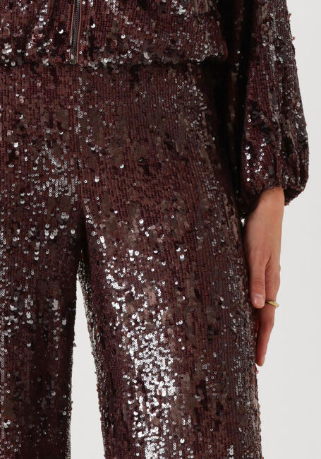 Braune CO'COUTURE Weite Hose SOPHIECC SEQUIN LL PANT - large