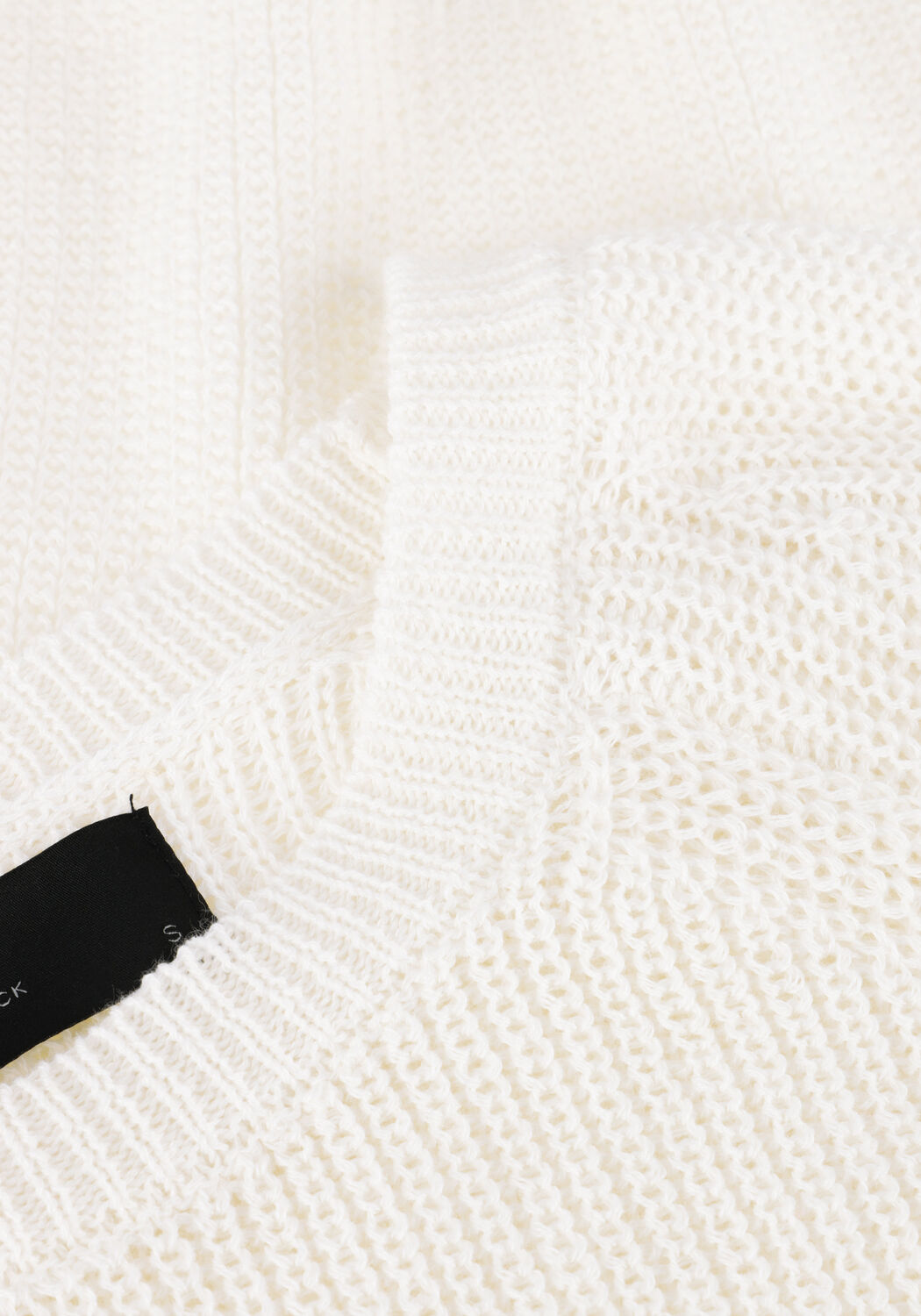 Wei&szlig;e WITHBLACK Pullover WBLINDIANA LS O-NECK PULLOVER - large