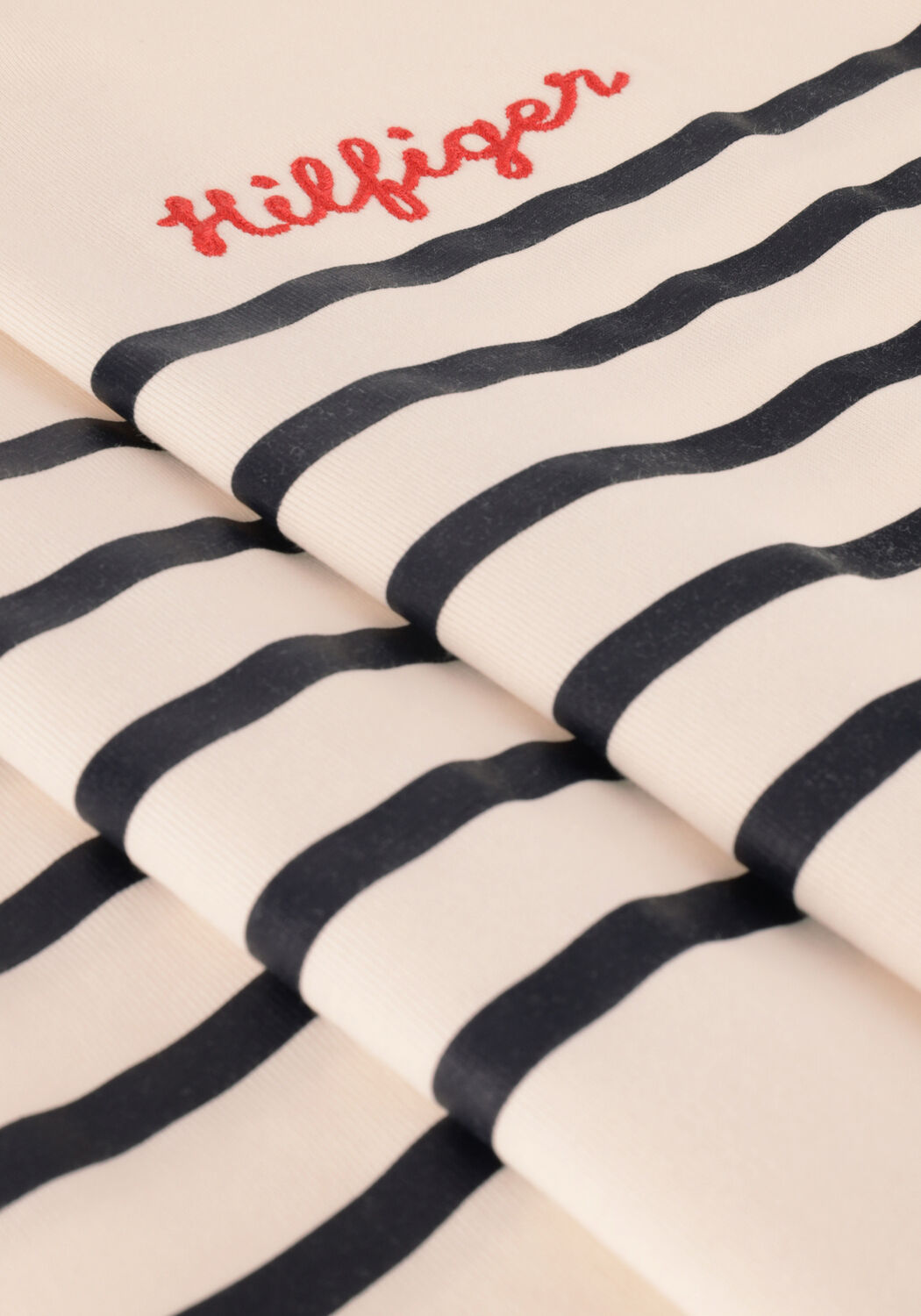 Wei&szlig;e TOMMY HILFIGER T-shirt TLX STRIPE EMB C-NK SS - large