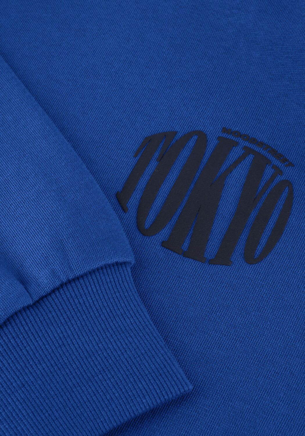 Blaue MOODSTREET Pullover SIMON MOUNT FUJI SWEATER - large