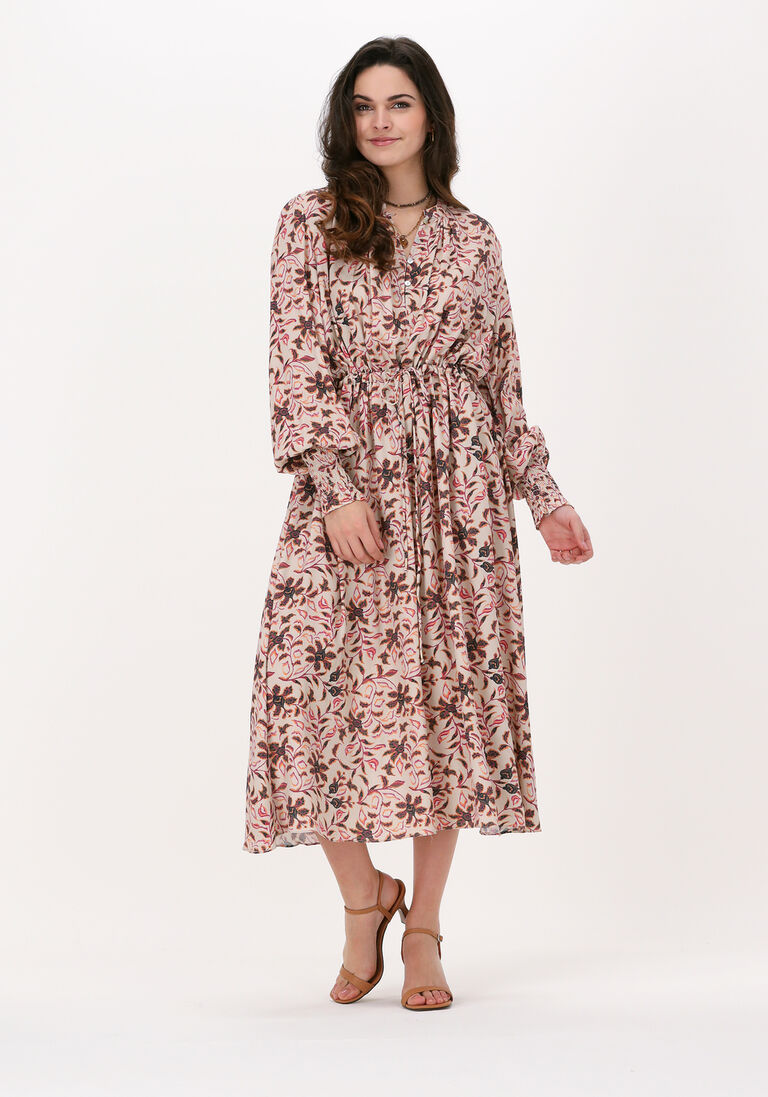 mehrfarbige/bunte mos mosh midikleid mascha paris ls dress