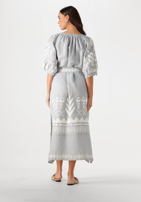 Hellgrau GREEK ARCHAIC KORI Maxikleid 230654 - large