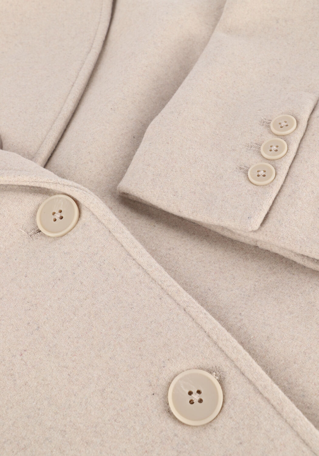 Taupe RIANNE MEIJER x NA-KD M&auml;ntel SEAM DETAIL COAT - large