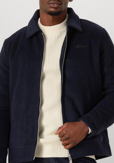 Dunkelblau DSTREZZED Jack PAT WOOL JACKET - large