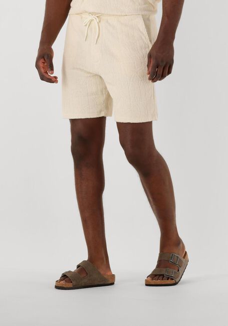 Ecru SHIWI Kurze Hose MEN TONY TOWELING SHORTS GEO SUN - large