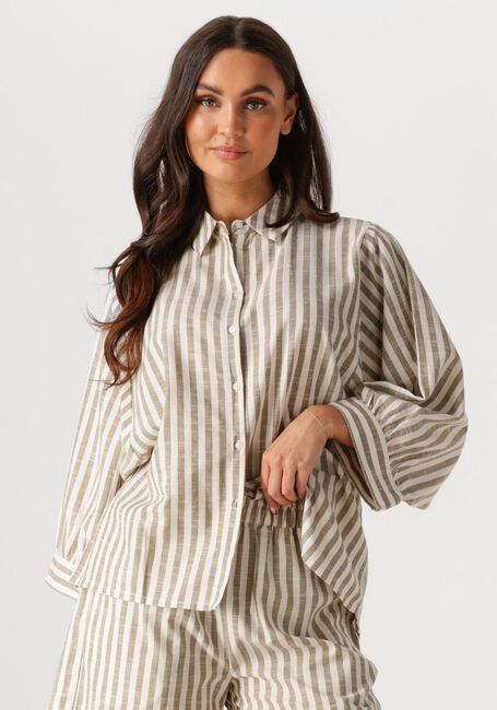 Khaki KNIT-TED Blusen BECCA - large