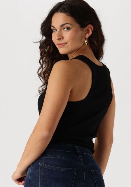 Schwarze LIU JO Top TANK TOP LOGO - large