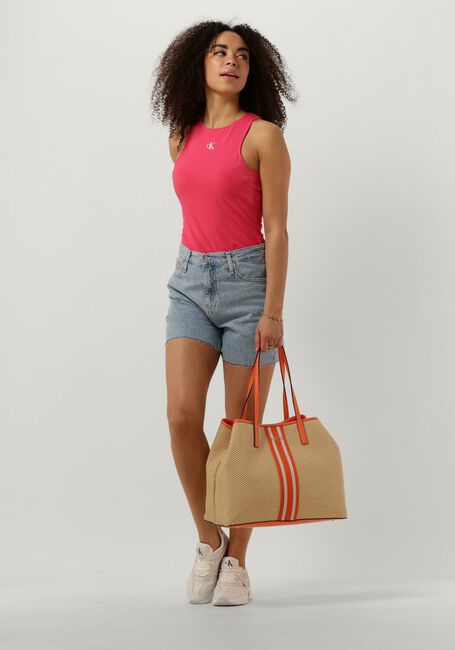 Rosane CALVIN KLEIN Top MICRO MONOLOGO RACER BACK - large