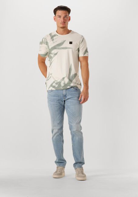 Grüne PME LEGEND T-shirt SINGLE JERSEY PANEL PRINT - large