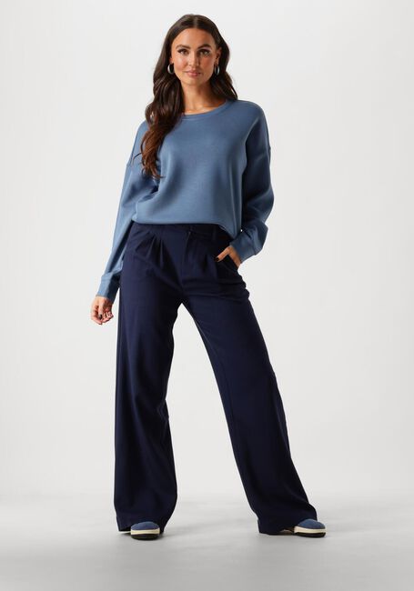 Blaue MSCH COPENHAGEN Sweatshirt MSCHIMA Q SWEATSHIRT - large