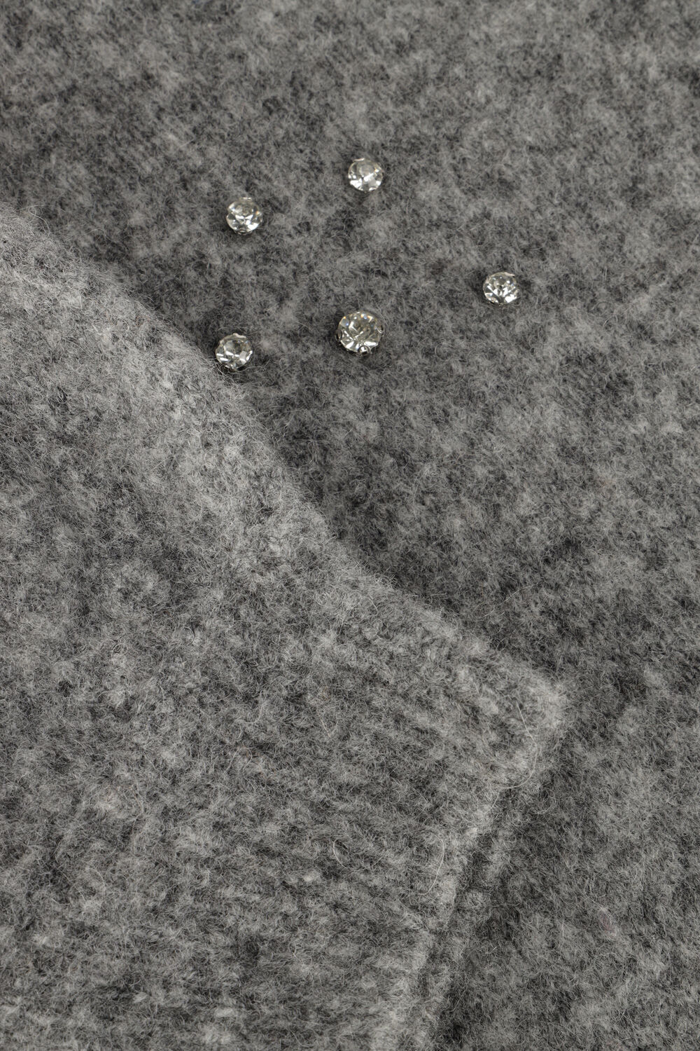 Graue JANICE Pullover PAYTON STONES - large