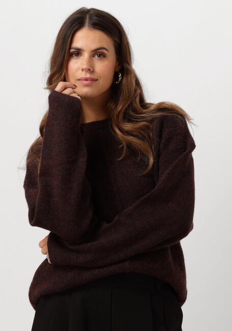 Braune VANILIA Pullover ABIGAIL STRUCTURED SWEATER - large