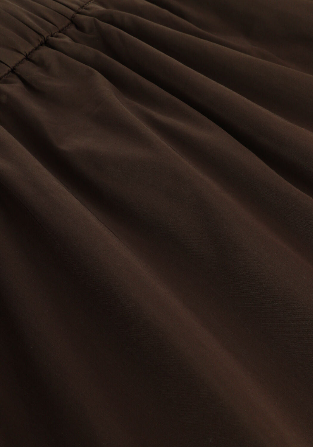 Braune NEO NOIR R&ouml;cke YARA LONG POPLIN SKIRT - large