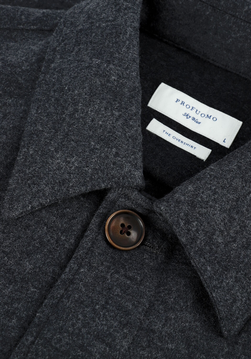 Graue PROFUOMO Overshirt HERCKO - large