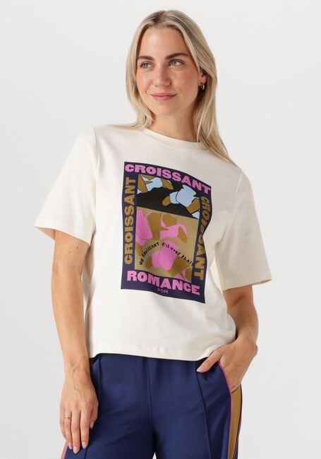 Weiße POM AMSTERDAM T-shirt TSHIRT - CROISSANT ROMANE - large