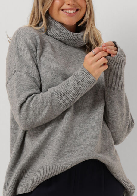 Graue CO'COUTURE Rollkragenpullover MAJA ROLL NECK - large