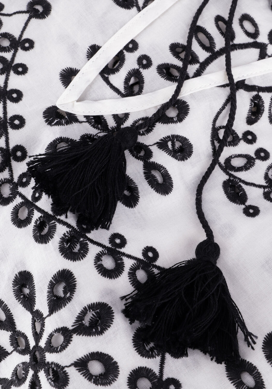 Wei&szlig;e SUMMUM Blusen TOP CONTRAST CHIFFLY - large