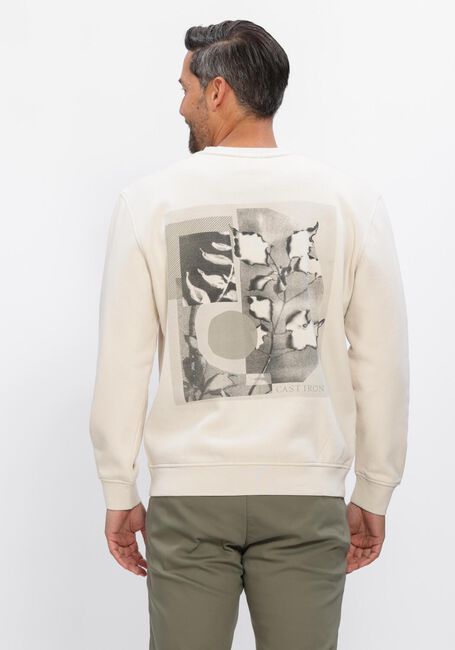 Ecru CAST IRON Sweatshirt RELAXED FIT GRAPHIC - large