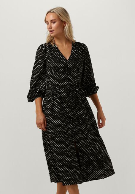 Schwarze NEO NOIR Midikleid TIMMA MINI STITCH DRESS - large