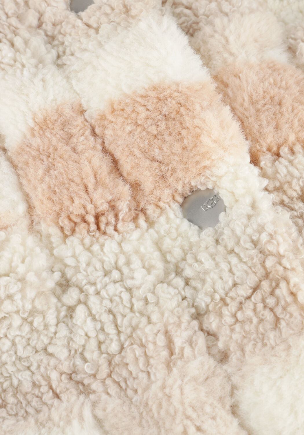 Camelfarbene UGG Jacken FRANKIE UGGFLUFF JACKET TOPA - large