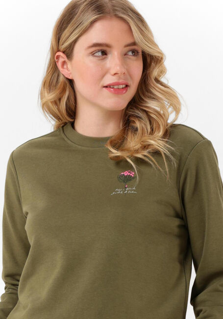 Grüne SCOTCH & SODA Sweatshirt REGULAR FIT CREWNECK SWEATER - large