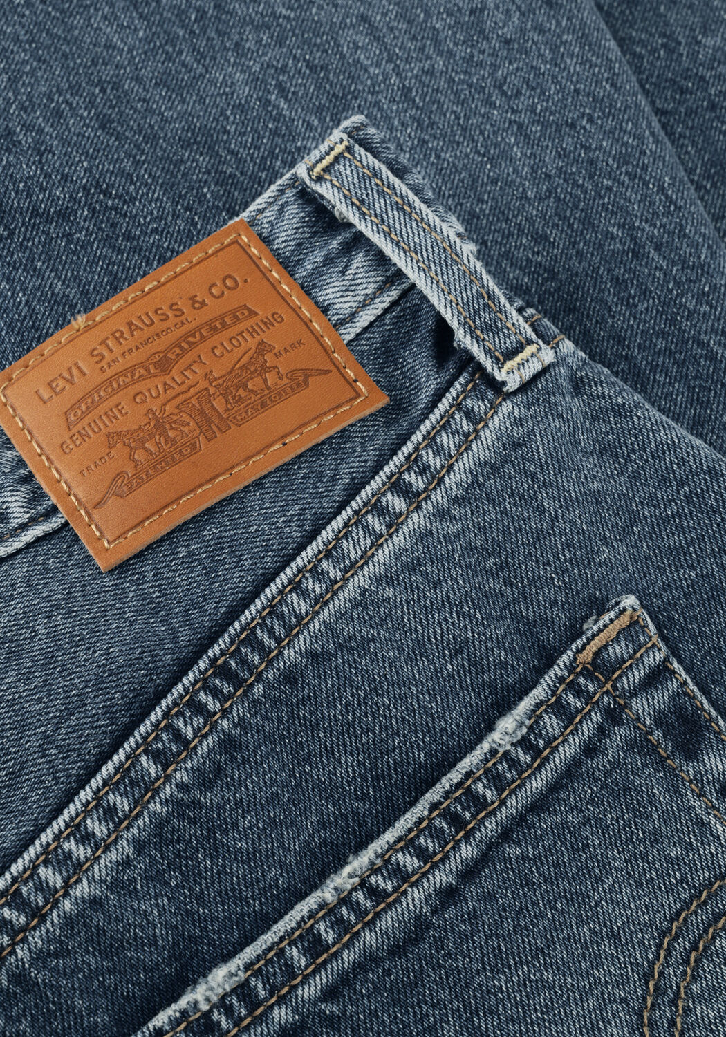 Blaue LEVI'S Wide jeans RIBCAGE WIDE LEG H223 - large