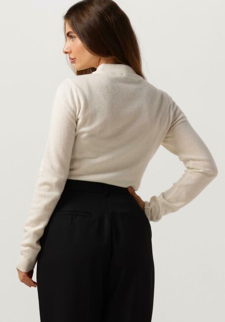 Ecru VANILIA Rollkragenpullover SHEER CASHMERE ROLLNECK - large